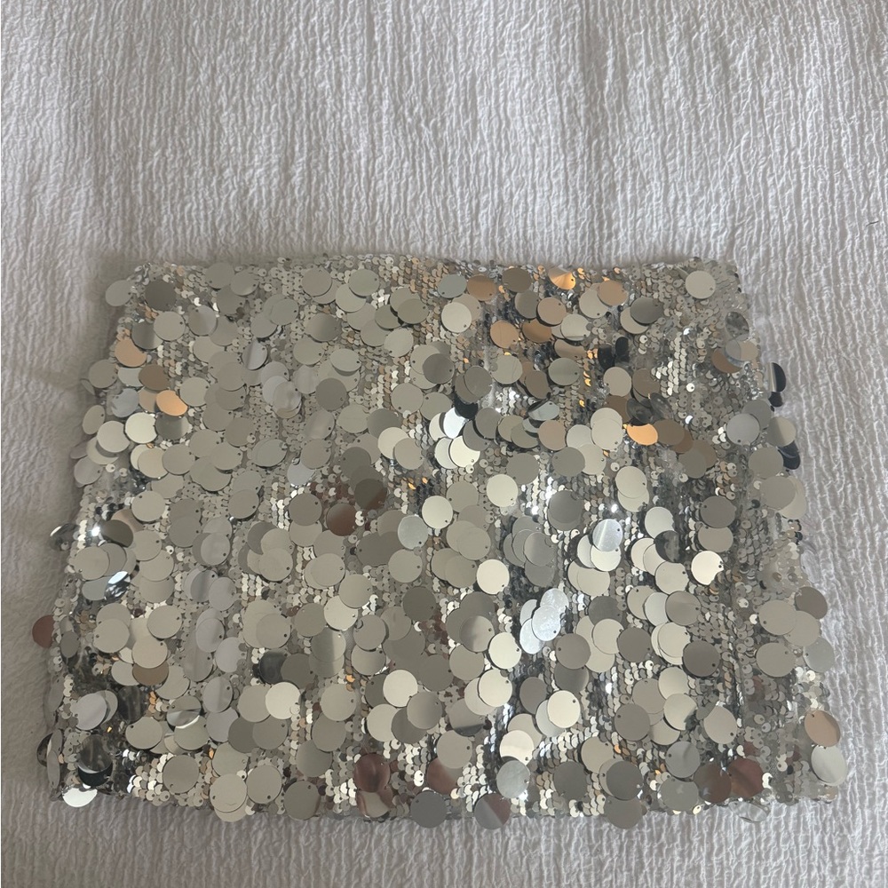 Edikted Silver Sequin Detail